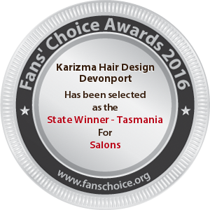 Karizma Hair Design Devonport - Award Winner Badge