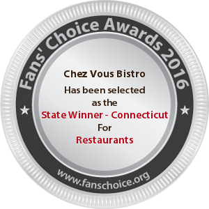 Chez Vous Bistro - Award Winner Badge