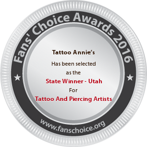 Tattoo Annie’s - Award Winner Badge