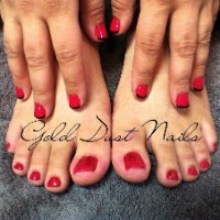 Gold Dust Nails