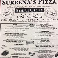 Surrena’s Pizza