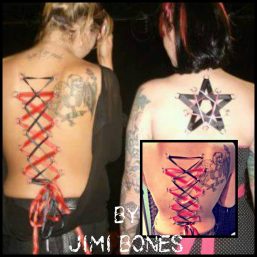 Jimi Bones 3rd Rock tattoo s & piercings