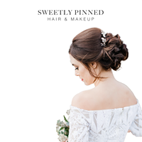 Sweetly Pinned Hair and Makeup