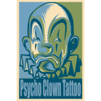 Psycho Clown Tattoo